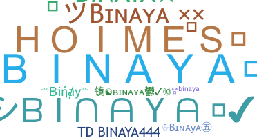 နာမ်မြောက်မည့်အမည် - Binaya