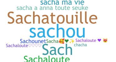 နာမ်မြောက်မည့်အမည် - Sacha