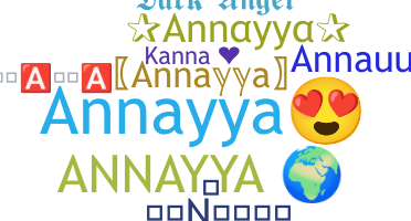 နာမ်မြောက်မည့်အမည် - Annayya