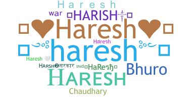 နာမ်မြောက်မည့်အမည် - Haresh