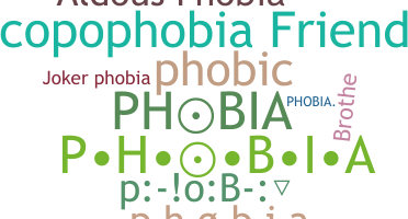 နာမ်မြောက်မည့်အမည် - Phobia