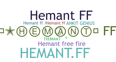 နာမ်မြောက်မည့်အမည် - Hemantff