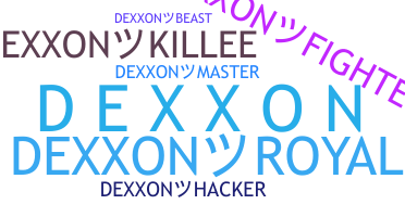 နာမ်မြောက်မည့်အမည် - Dexxon