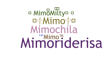 နာမ်မြောက်မည့်အမည် - Mimo