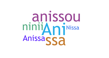 နာမ်မြောက်မည့်အမည် - Anissa