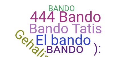နာမ်မြောက်မည့်အမည် - Bando