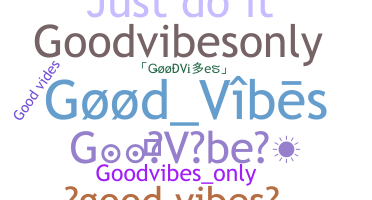 နာမ်မြောက်မည့်အမည် - GoodVibes