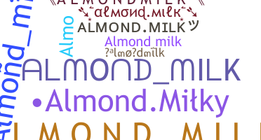 နာမ်မြောက်မည့်အမည် - almondmilk