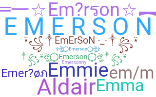 နာမ်မြောက်မည့်အမည် - Emerson
