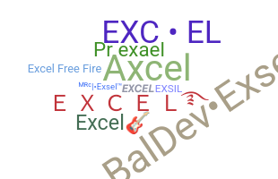 နာမ်မြောက်မည့်အမည် - Excel