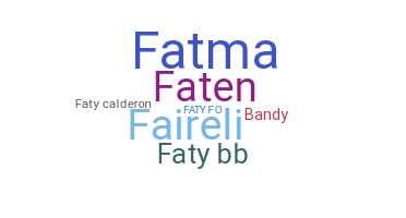 နာမ်မြောက်မည့်အမည် - Faty