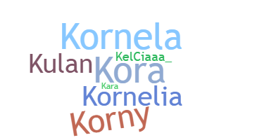 နာမ်မြောက်မည့်အမည် - Kornelia