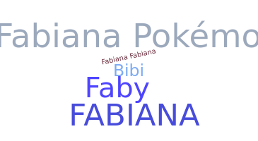 နာမ်မြောက်မည့်အမည် - Fabiana