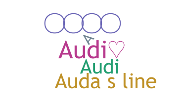 နာမ်မြောက်မည့်အမည် - audi