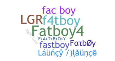 နာမ်မြောက်မည့်အမည် - fatboy