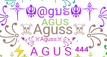 နာမ်မြောက်မည့်အမည် - Agus