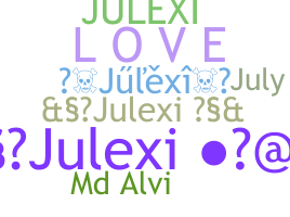 နာမ်မြောက်မည့်အမည် - Julexi