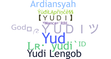 နာမ်မြောက်မည့်အမည် - Yudi