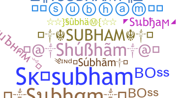 နာမ်မြောက်မည့်အမည် - Subham