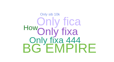 နာမ်မြောက်မည့်အမည် - OnlyFIXA