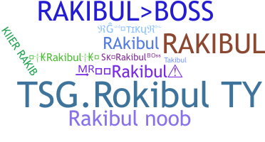 နာမ်မြောက်မည့်အမည် - Rakibul
