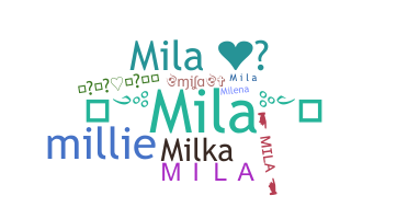 နာမ်မြောက်မည့်အမည် - Mila