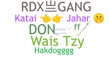 နာမ်မြောက်မည့်အမည် - RDXGANG