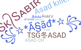 နာမ်မြောက်မည့်အမည် - Asad