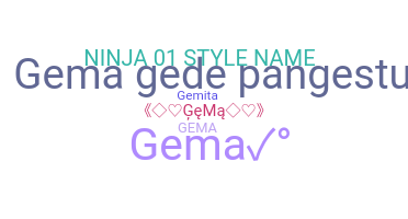 နာမ်မြောက်မည့်အမည် - Gema
