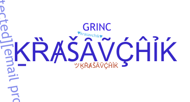 နာမ်မြောက်မည့်အမည် - krasavchik