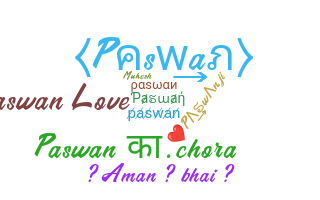 နာမ်မြောက်မည့်အမည် - Paswan