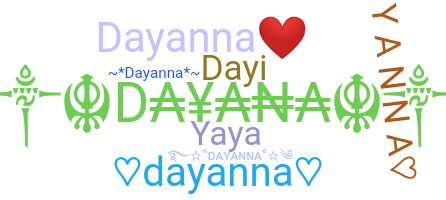 နာမ်မြောက်မည့်အမည် - Dayanna