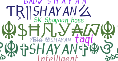နာမ်မြောက်မည့်အမည် - Shayan