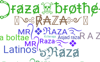နာမ်မြောက်မည့်အမည် - Raza