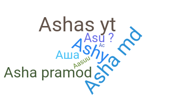 နာမ်မြောက်မည့်အမည် - AsHA
