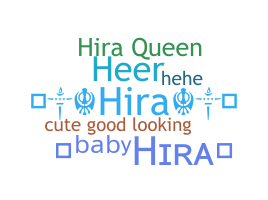နာမ်မြောက်မည့်အမည် - Hira