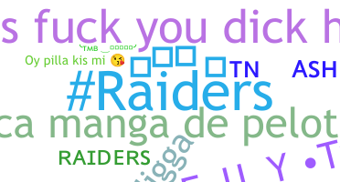 နာမ်မြောက်မည့်အမည် - Raiders
