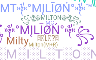 နာမ်မြောက်မည့်အမည် - Milton