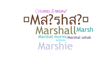 နာမ်မြောက်မည့်အမည် - Marshal
