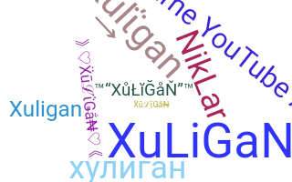 နာမ်မြောက်မည့်အမည် - Xuligan