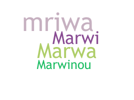 နာမ်မြောက်မည့်အမည် - Marwa