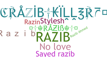 နာမ်မြောက်မည့်အမည် - Razib
