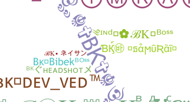 နာမ်မြောက်မည့်အမည် - BK