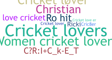နာမ်မြောက်မည့်အမည် - Cricket