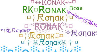 နာမ်မြောက်မည့်အမည် - Ronak