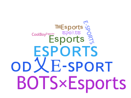 နာမ်မြောက်မည့်အမည် - Esports