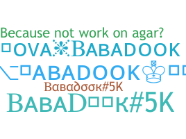 နာမ်မြောက်မည့်အမည် - BabaDooK