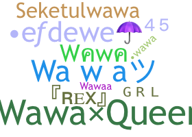 နာမ်မြောက်မည့်အမည် - wawa