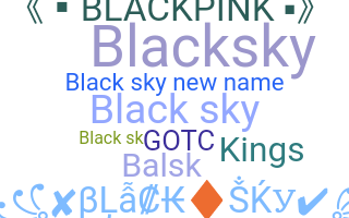 နာမ်မြောက်မည့်အမည် - BlackSky