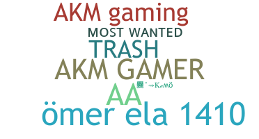 နာမ်မြောက်မည့်အမည် - AKMGAMER